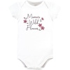 image:imageHudson Baby Unisex Baby Cotton Bodysuit Pant and Shoe SetPlum Wildflower Short Sleeve
