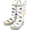 image:imageHudson Baby Unisex Baby Rain BootsNeutral Sage Dinosaurs
