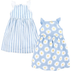 image:imageHudson Baby Girls Cotton DressesDaisy Blue