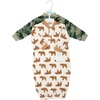 image:imageHudson Baby Unisex Baby Fleece Gowns 2PackBrown Bear Camo