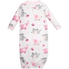 image:imageHudson Baby Unisex Baby Fleece Gowns 2PackElephant Butterfly