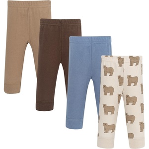 image:imageHudson Baby Unisex Baby Cotton Pants and Leggings 4PackAdventure Bear