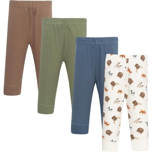 image:imageHudson Baby Unisex Baby Cotton Pants and Leggings 4PackCute Woodland
