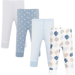 image:imageHudson Baby Unisex Baby Cotton Pants and Leggings 4PackMulti Color Boy Elephant