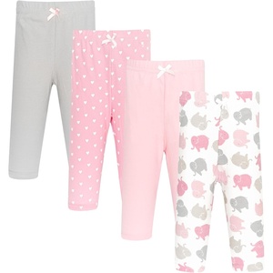 image:imageHudson Baby Unisex Baby Cotton Pants and Leggings 4PackMulti Color Girl Elephant