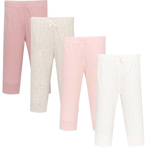 image:imageHudson Baby Unisex Baby Cotton Pants and Leggings 4PackPink Taupe