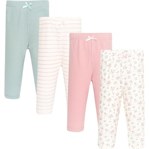image:imageHudson Baby Unisex Baby Cotton Pants and Leggings 4PackWispy Wild Flower