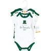 image:imageHudson Baby Cotton Bodysuits 3PackLucky Charm