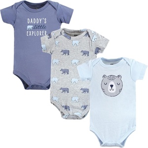 image:imageHudson Baby Cotton Bodysuits 3PackMommys New Man