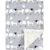 image:imageHudson Baby Unisex Baby Plush Mink and Sherpa Blanket Floral One SizeAztec Llama