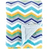 image:imageHudson Baby Unisex Baby Plush Mink and Sherpa Blanket Floral One SizeBlue