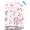 image:imageHudson Baby Unisex Baby Plush Mink and Sherpa Blanket Floral One SizeBunny