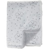 image:imageHudson Baby Unisex Baby Plush Mink and Sherpa Blanket Floral One SizeGray Clouds