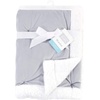 image:imageHudson Baby Unisex Baby Plush Mink and Sherpa Blanket Floral One SizeGray White