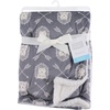 image:imageHudson Baby Unisex Baby Plush Mink and Sherpa Blanket Floral One SizeHedgehog