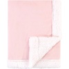 image:imageHudson Baby Unisex Baby Plush Mink and Sherpa Blanket Floral One SizeLight Pink White