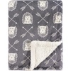 image:imageHudson Baby Unisex Baby Plush Mink and Sherpa Blanket Floral One SizeHedgehog