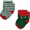 image:imageHudson Baby Unisex Baby Cotton Rich Newborn and Terry Socks12 Days of Christmas