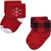 image:imageHudson Baby Unisex Baby Cotton Rich Newborn and Terry Socks12 Days of Christmas