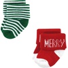 image:imageHudson Baby Unisex Baby Cotton Rich Newborn and Terry Socks12 Days of Christmas Falala