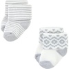 image:imageHudson Baby Unisex Baby Cotton Rich Newborn and Terry SocksAztec 12pack