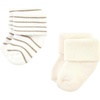 image:imageHudson Baby Unisex Baby Cotton Rich Newborn and Terry SocksBeige Stripe 12 Pack