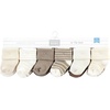 image:imageHudson Baby Unisex Baby Cotton Rich Newborn and Terry SocksBeige Stripe 12 Pack