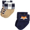 image:imageHudson Baby Unisex Baby Cotton Rich Newborn and Terry SocksBlue Forest