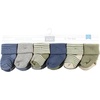 image:imageHudson Baby Unisex Baby Cotton Rich Newborn and Terry SocksBlue Sage Stripe