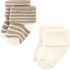 image:imageHudson Baby Unisex Baby Cotton Rich Newborn and Terry SocksBlush Stripe