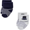 image:imageHudson Baby Unisex Baby Cotton Rich Newborn and Terry SocksGentleman 12pack