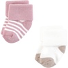 image:imageHudson Baby Unisex Baby Cotton Rich Newborn and Terry SocksGirl Confetti Colors