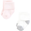 image:imageHudson Baby Unisex Baby Cotton Rich Newborn and Terry SocksGirl Soft Asst Colors