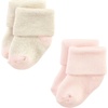 image:imageHudson Baby Unisex Baby Cotton Rich Newborn and Terry SocksMauve Sage Dot