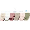 image:imageHudson Baby Unisex Baby Cotton Rich Newborn and Terry SocksMauve Sage Dot