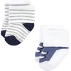 image:imageHudson Baby Unisex Baby Cotton Rich Newborn and Terry SocksMom Dad Boy Navy Red