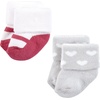image:imageHudson Baby Unisex Baby Cotton Rich Newborn and Terry SocksMom and Dad Girl Pink Black 12pack