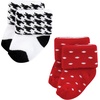image:imageHudson Baby Unisex Baby Cotton Rich Newborn and Terry SocksMom and Dad Girl Red Black 12pack