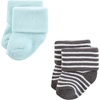 image:imageHudson Baby Unisex Baby Cotton Rich Newborn and Terry SocksMom and Dad Gray Mint 12pack