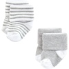 image:imageHudson Baby Unisex Baby Cotton Rich Newborn and Terry SocksMom and Dad Gray Mint 12pack