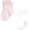 image:imageHudson Baby Unisex Baby Cotton Rich Newborn and Terry SocksPink Gray Basic