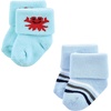 image:imageHudson Baby Unisex Baby Cotton Rich Newborn and Terry SocksSea Creatures 12pack