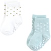 image:imageHudson Baby Unisex Baby Cotton Rich Newborn and Terry SocksSoft Dots