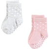 image:imageHudson Baby Unisex Baby Cotton Rich Newborn and Terry SocksSoft Dots