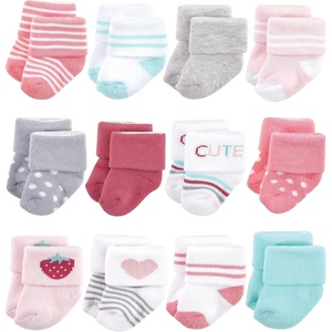 image:imageHudson Baby Unisex Baby Cotton Rich Newborn and Terry SocksStrawberry 12pack