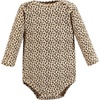 image:imageHudson Baby Baby Girls Cotton Longsleeve Bodysuits 3packLeopard Pumpkin