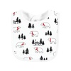 image:imageHudson Baby Unisex Baby Cotton Bibs Princess One SizeBuffalo Plaid Bear