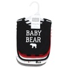 image:imageHudson Baby Unisex Baby Cotton Bibs Princess One SizeBuffalo Plaid Bear