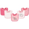image:imageHudson Baby Unisex Baby Cotton Bibs Princess One SizeElephant