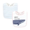 image:imageHudson Baby Unisex Baby Cotton Bibs Princess One SizeGirl Whale Shark